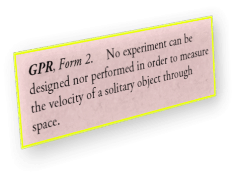 Galileo's Principle ('Form 2')